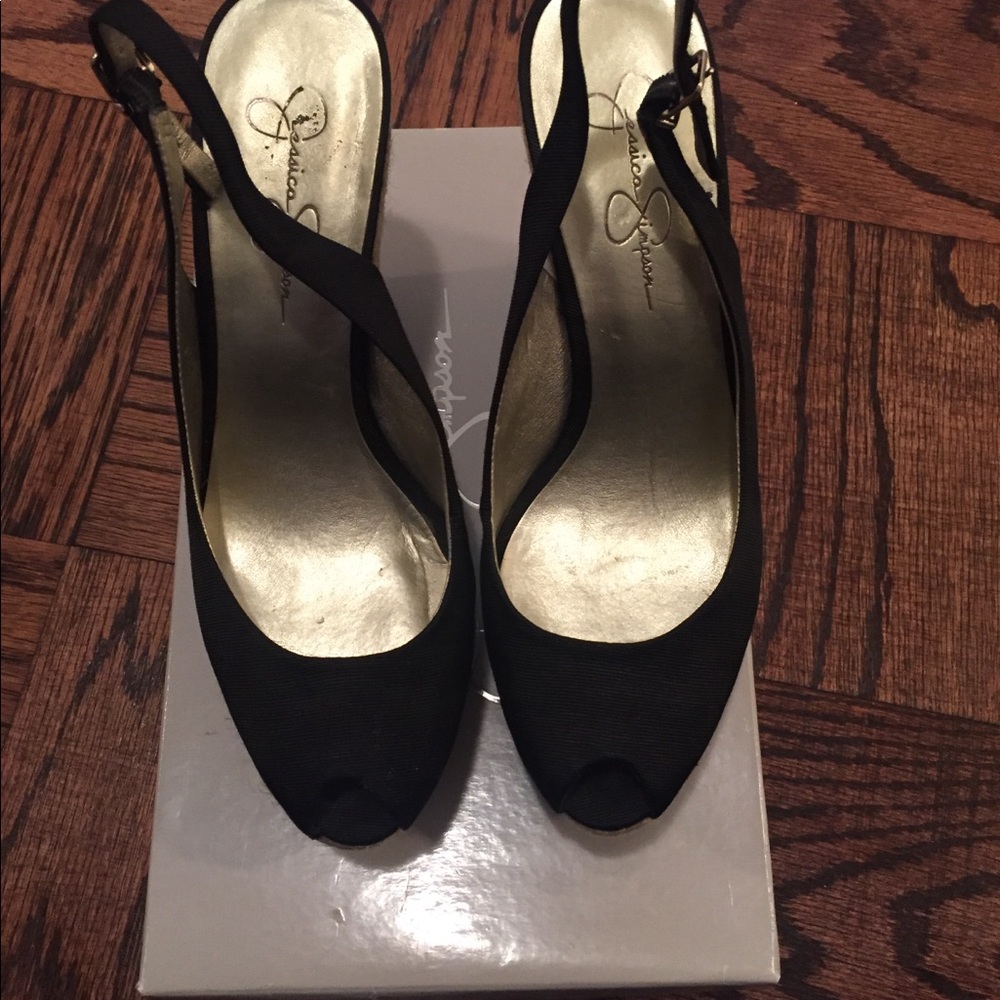 Jessica Simpson Platform sling backs